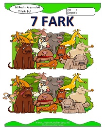 İki Resim Arasındaki Farkı Bul Etkinliği